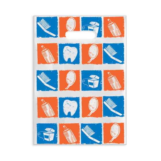 Scatter Print Bags Dental Tools 2 Sided Print Clear 100/Bx product image