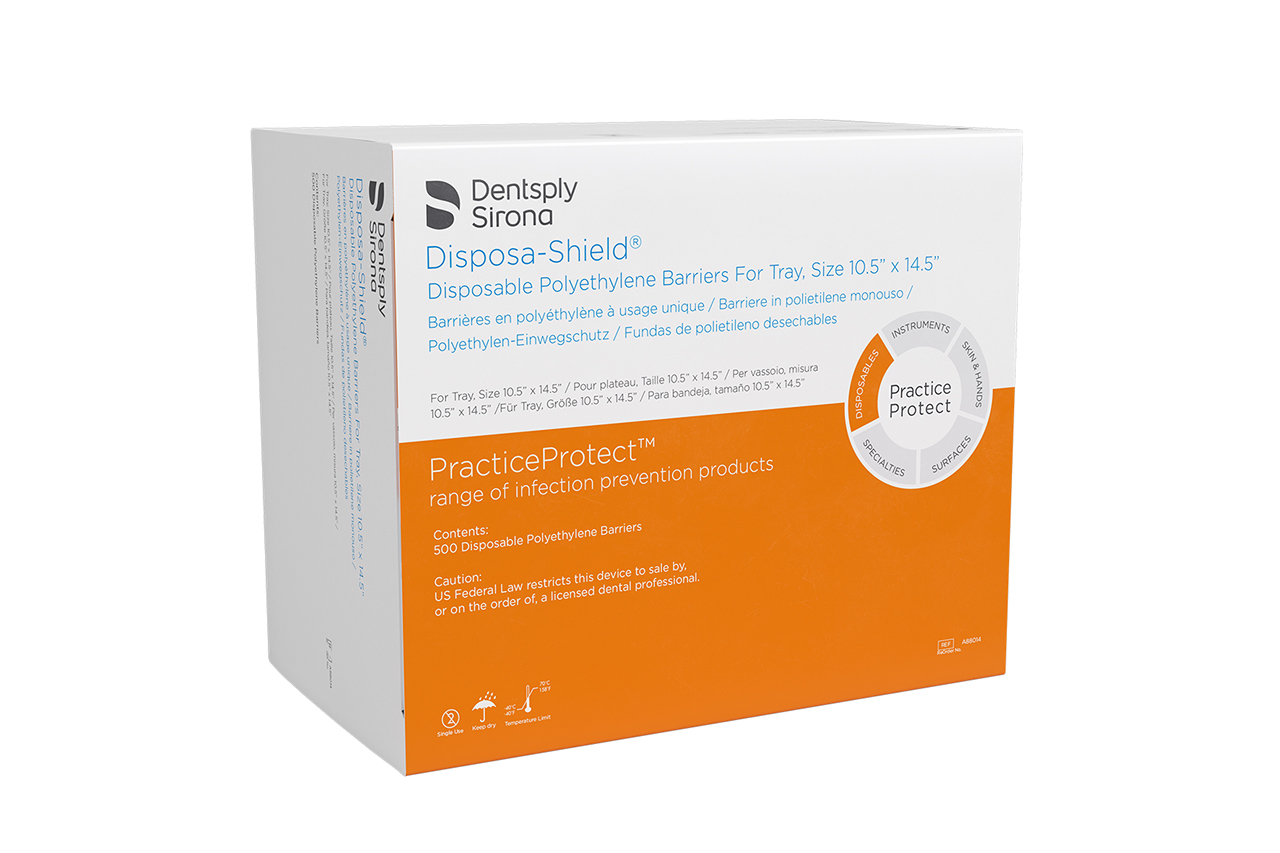 Disposa-Shield® for Tray Size 10-1/2” x 14-1/2” Clear Case of 500 product image