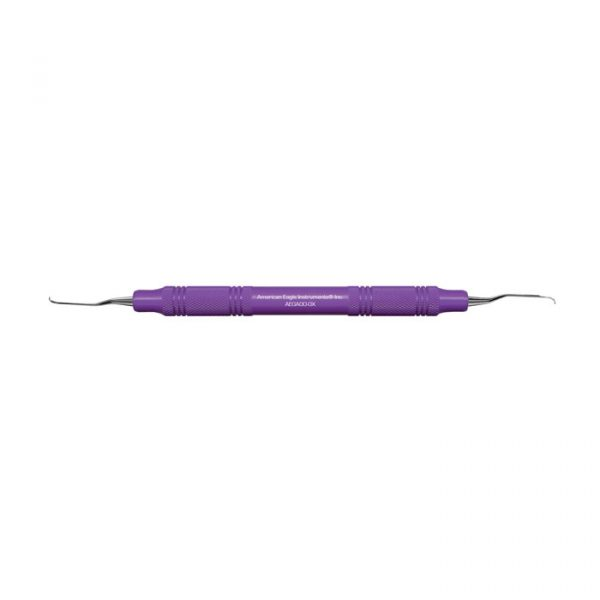 Gracey Access Curette, # 00-0, Anterior, EagleLite Handle, Resin, 3/8", Purple, 1/Pk, AEGA00-0X thumbnail 8