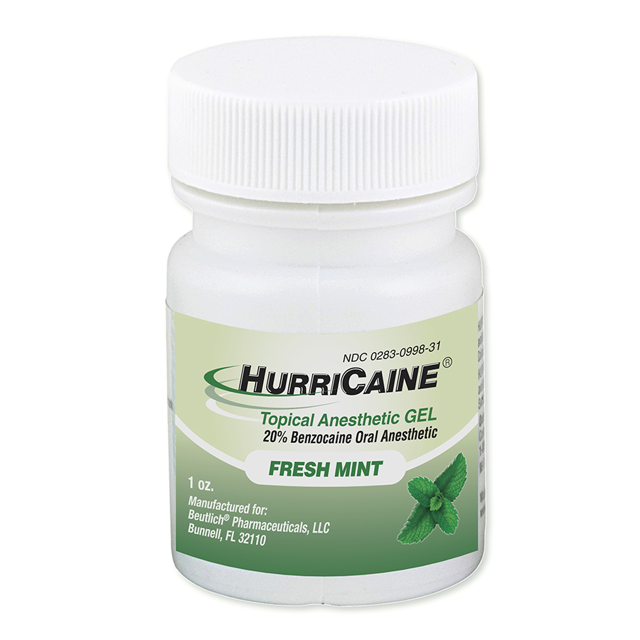 HurriCaine Topical Anesthetic Gel Fresh Mint 1oz/Jr thumbnail 2