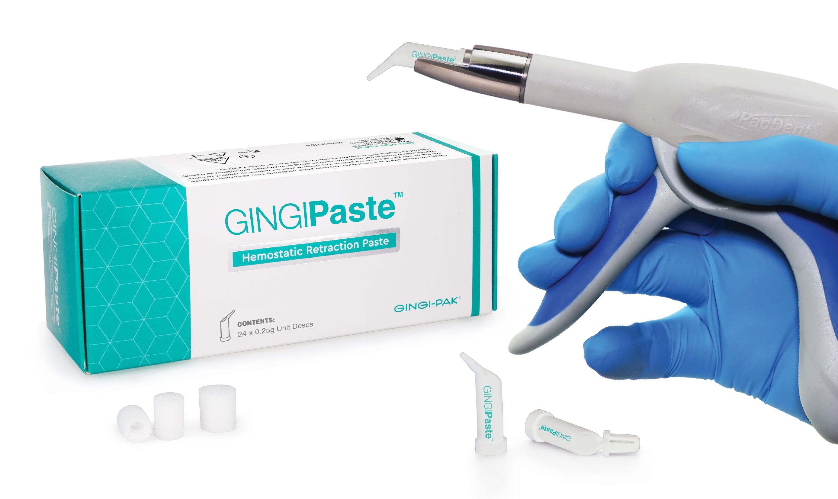 GINGIPaste Retraction Paste Unit Dose Intro Pack 0.25gm x 24 product image