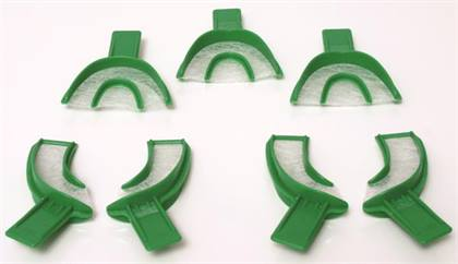 Check-Bite Disposable Trays, Posterior, # 73D, Green, 50/Pk thumbnail 13