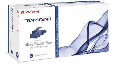 Transcend Nitrile Exam Gloves X-Large Matte Blue Non-Sterile thumbnail 13