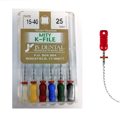 #80 Black Mity K-Files 21mm Pack of 6 thumbnail 3