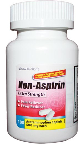 Acetaminophen 500mg 100/Btl product image