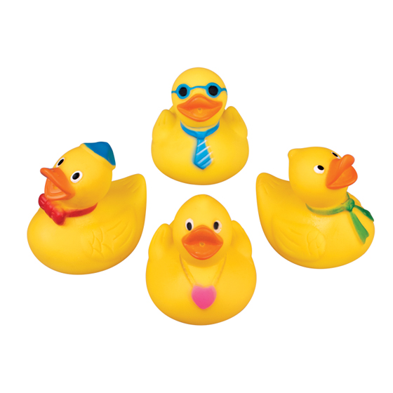 Toy Water Squirting Ducks Orange 48/Bx product image