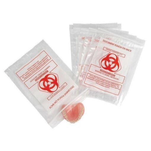 Biohazard Bag W/Document Pouch (100) product image