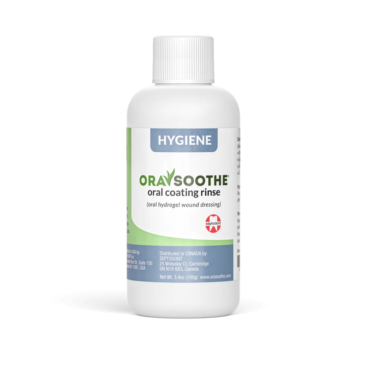 Orasoothe Hygiene Oral Coating Rinse 3.4oz thumbnail 2