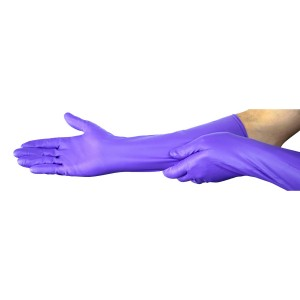 Purple Nitrile Max Exam Gloves, Powder-Free, Large, 50/Box thumbnail 11