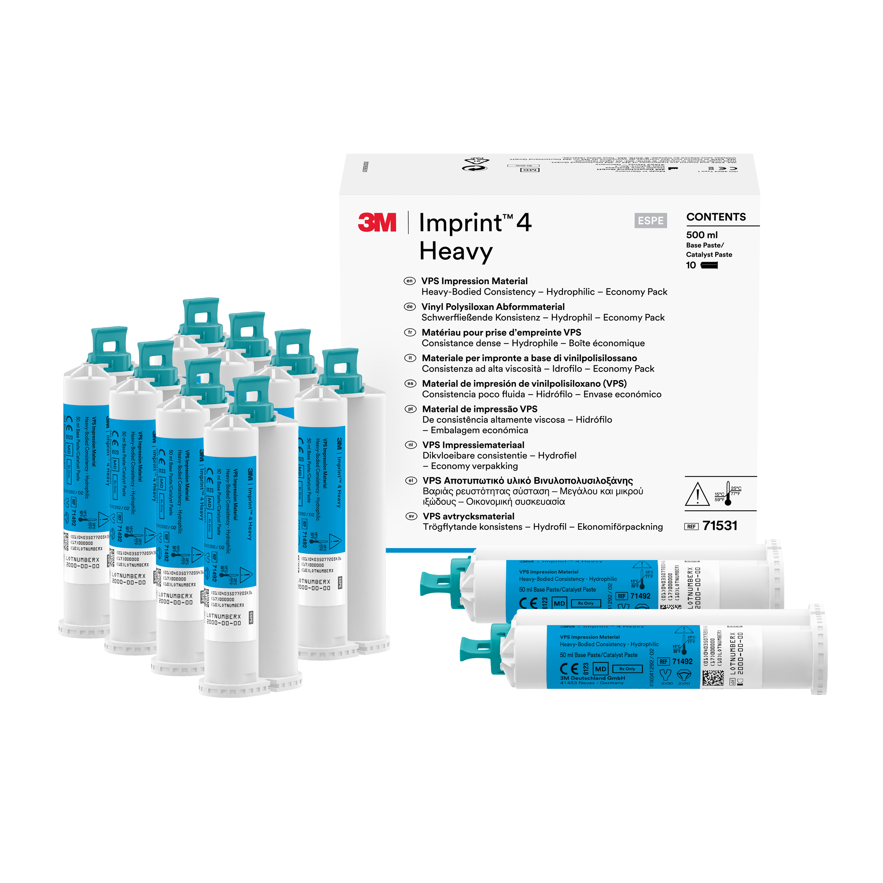 Imprint 4 Garant Bite Registration Material, Heavy Economy Body, 50 ml, 10/Pk image