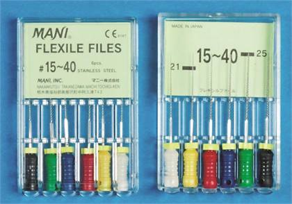 #25 Red Mani Flexile Files 21mm Pack of 6 thumbnail 2