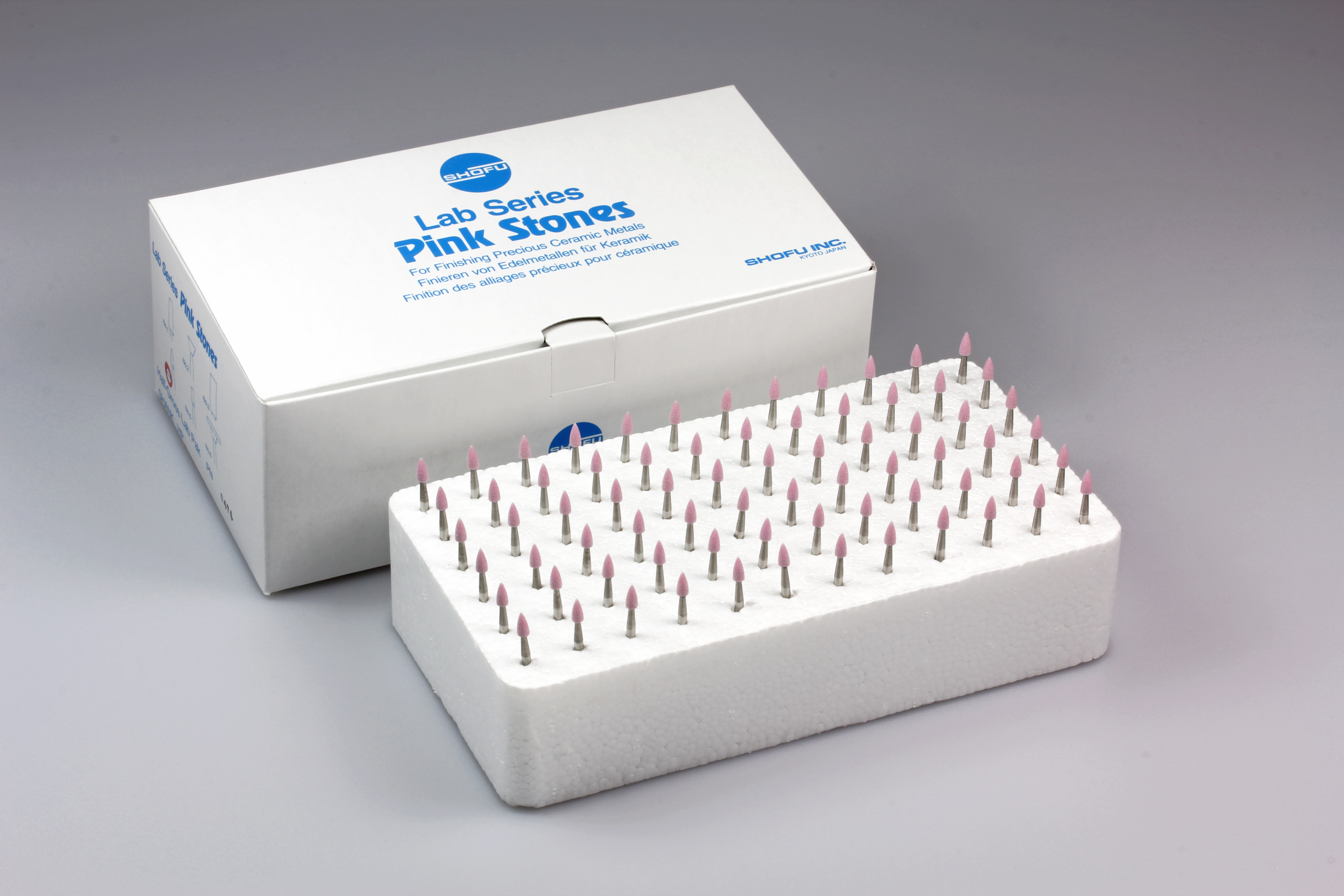 Lab Series Aluminum Oxide Mounted Stones Pink 72/Bx thumbnail 6