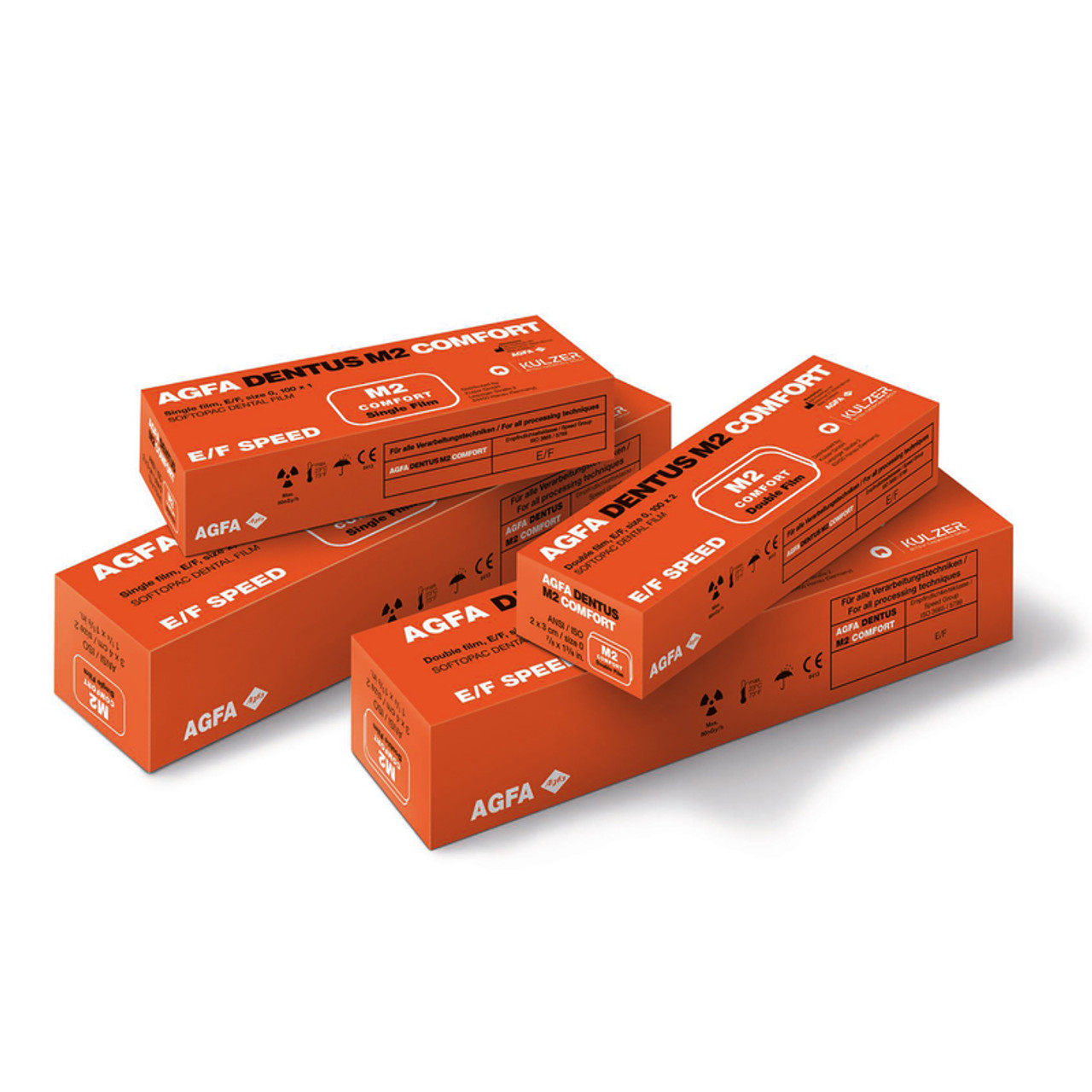 Agfa Dentus Intraoral Film M2-53 0 E/F Speed 100/Bx thumbnail 2