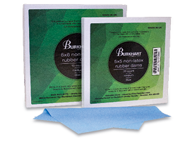 Rubber Dam 5"x 5" Medium Non-Latex, Blue (20) thumbnail 4