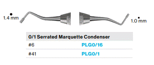 Plugger Amalgam 0/1 DE Non-Serrated #6 Handle, PLG0/16NS thumbnail 10