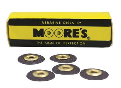 3/4"WATERPROOF MEDIUM BRASS CENTER DISCS 50/PKG - 3/4"WATERPROOF MEDIUM BRASS CENTER DISCS 50/PKG - Image 1