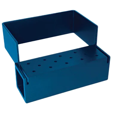 Bur Block Aluminum 15 Hole Blue EA image
