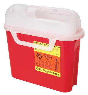SHARPS COLLECTOR RED, 2 GAL. product image
