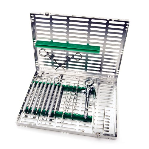 IMS Crown Cassette Stainless Steel Green 16 Instruments Ea product image