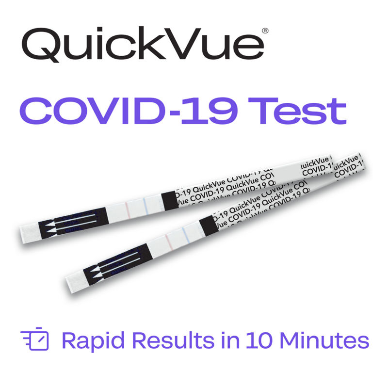 QuickVue At-Home Covid Test Kit (2) **short dated product image