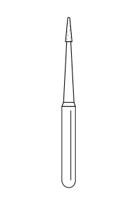 Solo Diamond Diamond Bur Friction Grip 1310.3F Fine 25/Bx thumbnail 8