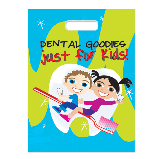 Full Color Bags Dental Goodies 9 in x 13 in 250/Pk thumbnail 2