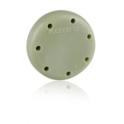 Magnetic Bur Block 7-Hole Small Round Green, 400BS-4 thumbnail 5
