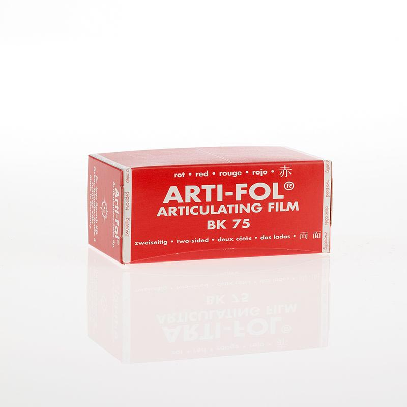 Arti-Fol Plastic in Cardboard-box 2-Sided 75mm x 15m Red product image