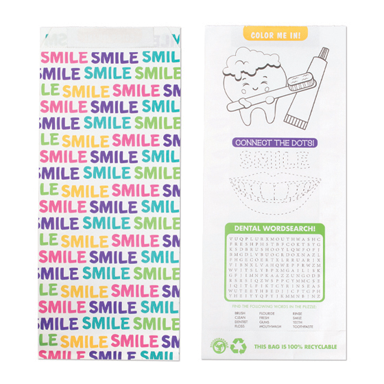 Fully Biodegradable & Recyclable Bags Paper Scatter Smile 100/Pk thumbnail 2