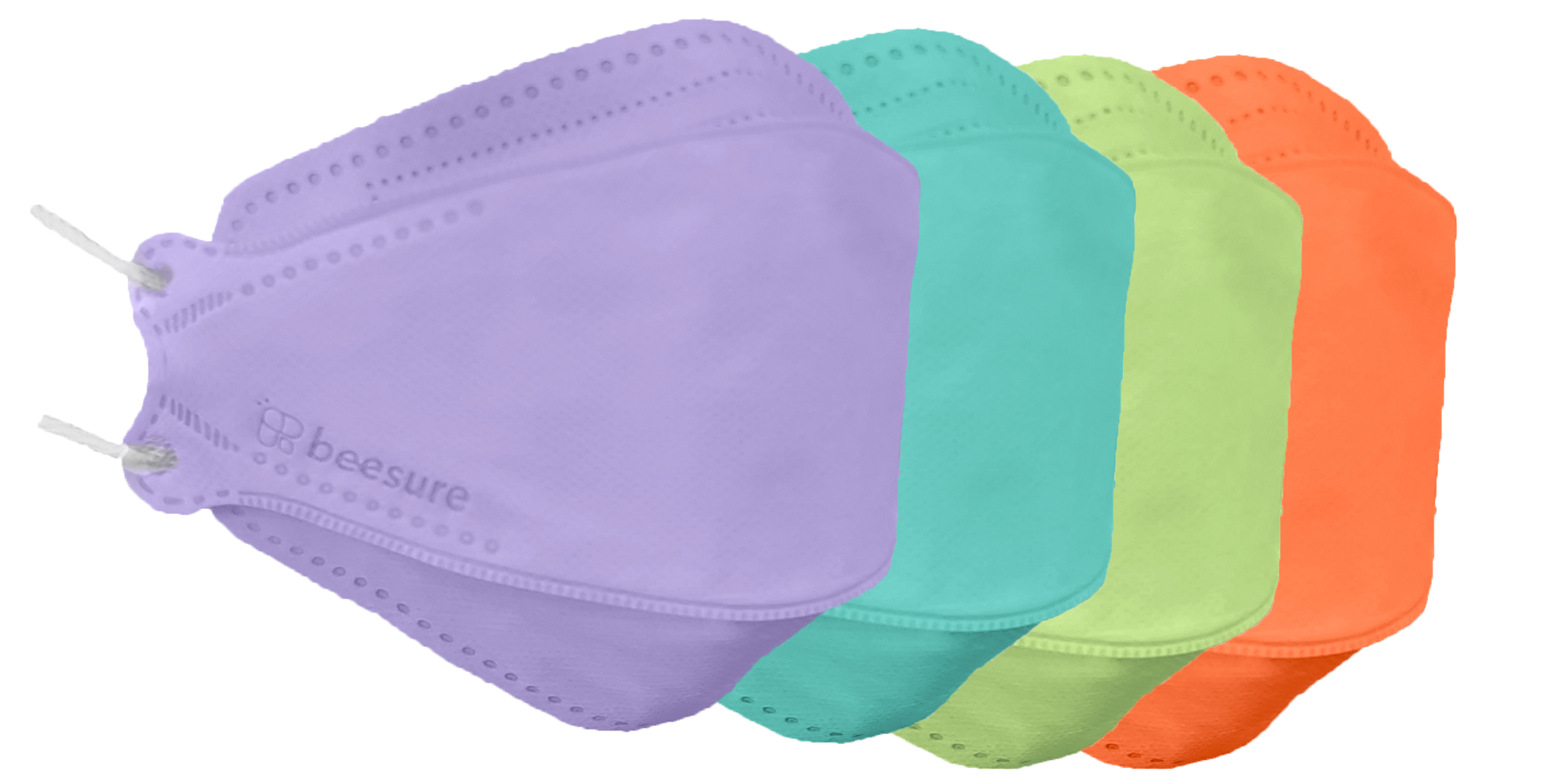 BeeSure Face Mask Face Mask ASTM Level 3 Aqua 40/Bx thumbnail 18