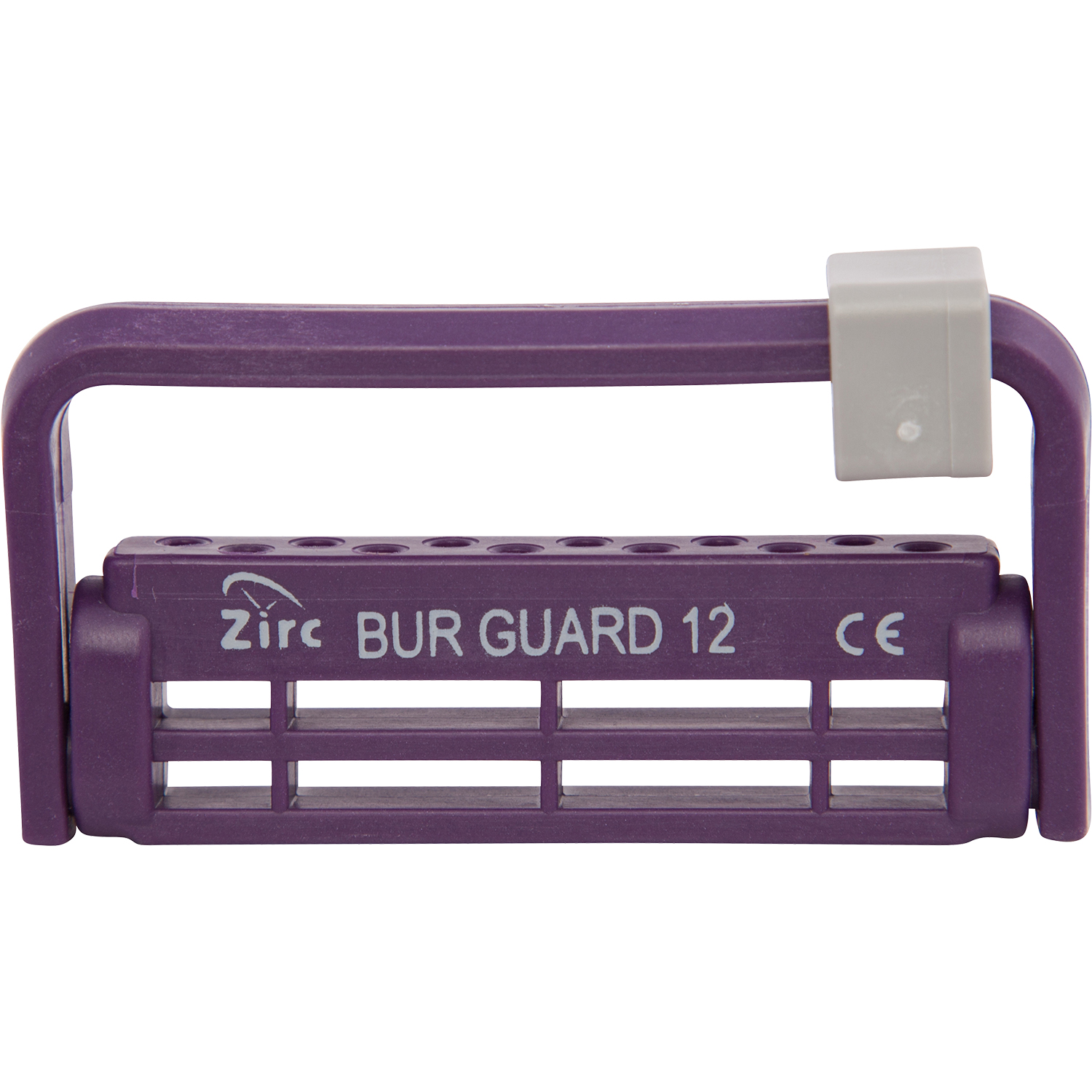 Steri-Bur Guard Bur Block Antimicrobial Microban 12 Hole Plum Detachable Lid Ea thumbnail 6
